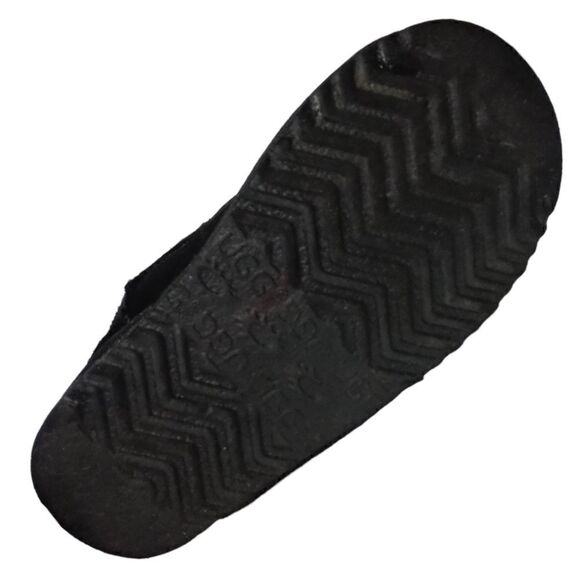 Ugg Classic Short Boot US Sz 7 Black Suede Wool Sheepskin Y2K Bootie Womens - Picture 5 of 16